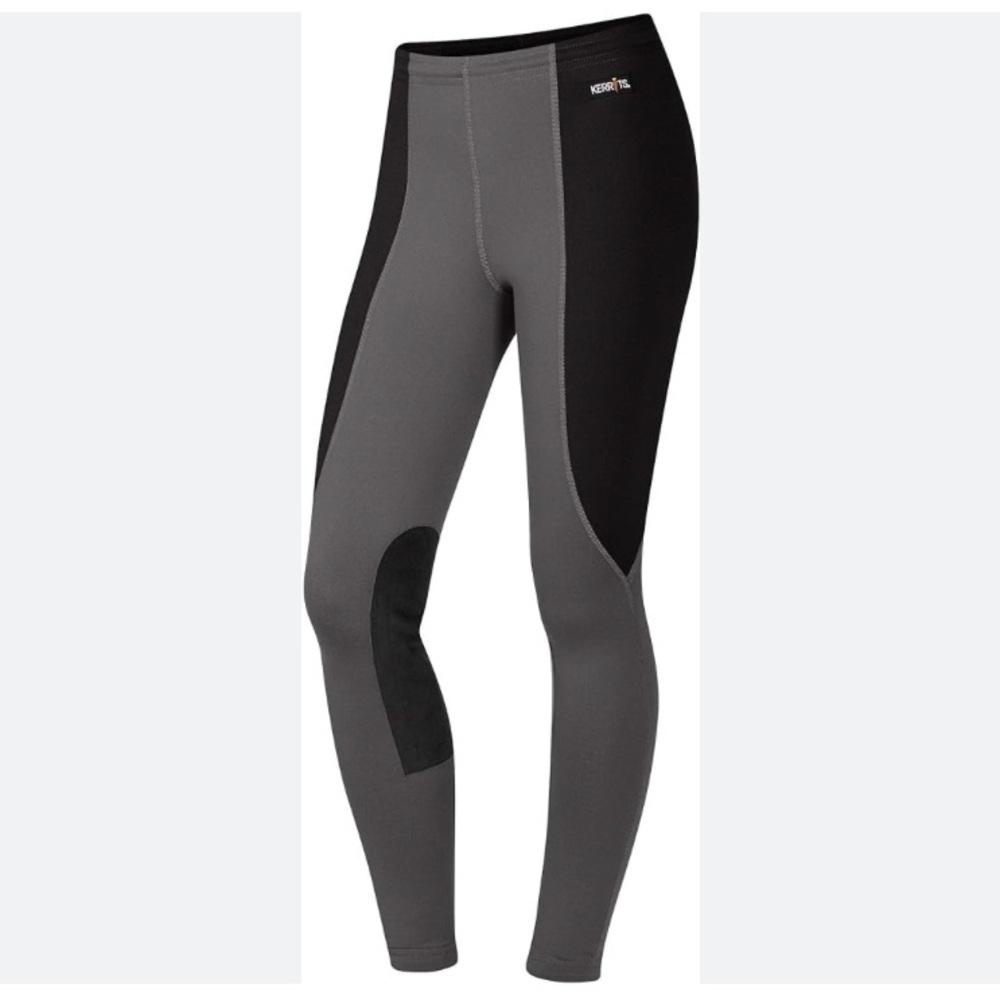Kerrits riding leggings gray black‎ size large